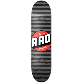 RAD Stripes Logo Skate Board (8.375"|Grey) RAD Stripes Logo Skate Board (8.375"|Grey)