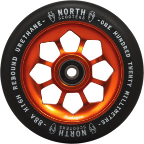 North Pentagon 120mm Black / Copper wheel North Pentagon 120mm Black / Copper wheel