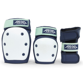 REKD Heavy Duty Triple Pad Set - Blue / Mint - X Small REKD Heavy Duty Triple Pad Set - Blue / Mint - X Small