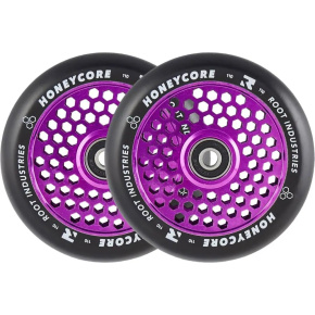 Root Honeycore Black 110mm 2-pack Pro Scooter Wheels (110mm | Purple) Root Honeycore Black 110mm 2-pack Pro Scooter Wheels (110mm | Purple)