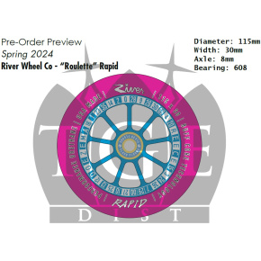 River 115 Rapid Scooter Wheels 2-Pack (115mm|Roulette) River 115 Rapid Scooter Wheels 2-Pack (115mm|Roulette)