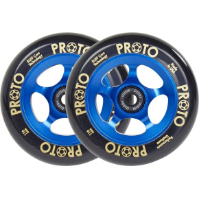 Proto Grippers Wheels Black On Blue 110 mm 2 pcs