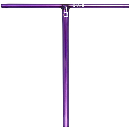 Divine T-bar Handlebars Standard 650 mm Polished Purple