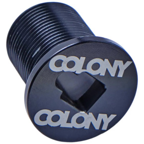 Colony BMX Fork Top Cap Bolt (Black|M24) Colony BMX Fork Top Cap Bolt (Black|M24)