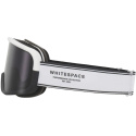 Whitespace Dual Tone Ski Goggles (White/Black/Smoke Lens)