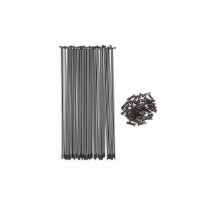 BSD Stainless Butted BMX Spokes (194mm|Black) BSD Stainless Butted BMX Spokes (194mm|Black)