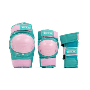 SFR Star Triple Pad Set - Pink / Green - Medium SFR Star Triple Pad Set - Pink / Green - Medium