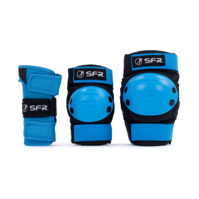 SFR Youth Ramp Triple Pad Set - Black/Blue - Large SFR Youth Ramp Triple Pad Set - Black/Blue - Large