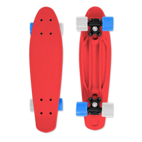 Skateboard FIZZ BOARD Red, Blue-White PU, red Skateboard FIZZ BOARD Red, Blue-White PU, red