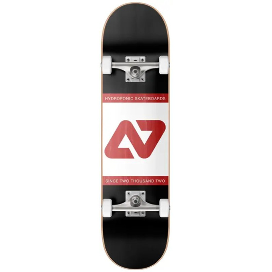 Hydroponic Block Skateboard Complete (7.75" | Black / White)