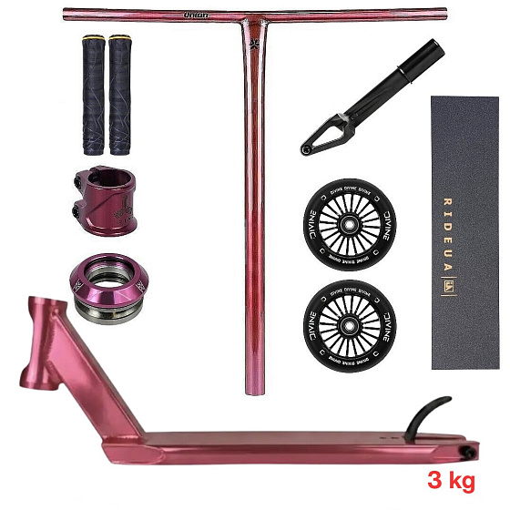 Freestyle Scooter Custom Divine × Union Cosmic Pink
