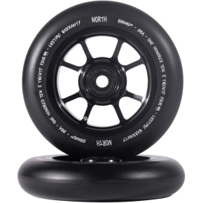 North Signal V2 Wheels 110mm 24mm Matte Black/Black Pu North Signal V2 Wheels 110mm 24mm Matte Black/Black Pu