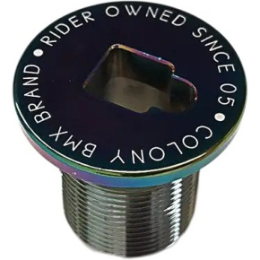 Colony BMX Fork Top Cap Bolt (Rainbow Anodise|M24) Colony BMX Fork Top Cap Bolt (Rainbow Anodise|M24)
