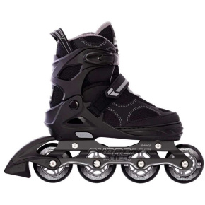 Supreme Venice Roller Skates for Kids (Black/Grey|31-34) Supreme Venice Roller Skates for Kids (Black/Grey|31-34)