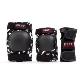 Enuff Skulls Junior Ramp Pad Set - Black - Medium Enuff Skulls Junior Ramp Pad Set - Black - Medium