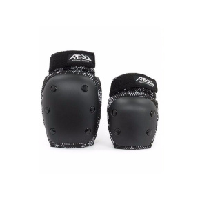 REKD Youth Heavy Duty Protectors Set Black / Gray L REKD Youth Heavy Duty Protectors Set Black / Gray L