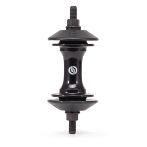 Salt EX Front BMX Hub With Hubguards (Black|28H) Salt EX Front BMX Hub With Hubguards (Black|28H)