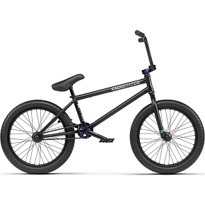 Radio Comrad 20" Freestyle BMX Bike (21"|Matt Black/Black Splatter)