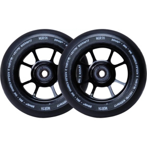 Wheels North Signal 110x30mm Matte Black 2pcs Wheels North Signal 110x30mm Matte Black 2pcs