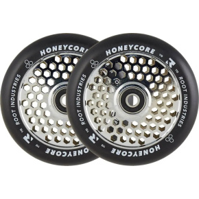 Root Honeycore Black 110mm Wheels for Scooter Set 2 (110mm | Mirror) Root Honeycore Black 110mm Wheels for Scooter Set 2 (110mm | Mirror)