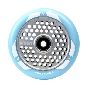 Union Honeycomb Pro Scooter Wheel 110mm Blue/Silver Union Honeycomb Pro Scooter Wheel 110mm Blue/Silver