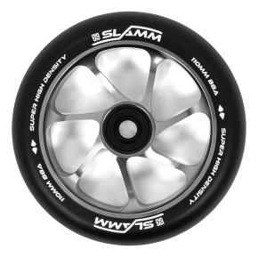 Slamm 110mm Team Black / Silver Wheel Slamm 110mm Team Black / Silver Wheel