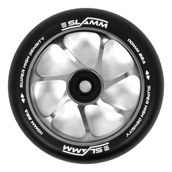 Slamm 110mm Team Black / Silver Wheel