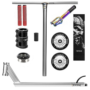 Freestyle Scooter Custom Divine Street 6" 560 mm Silver