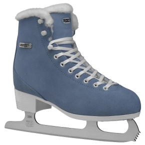 Roces Suede Eco-Fur Figure Skates (Suede Blue|39) Roces Suede Eco-Fur Figure Skates (Suede Blue|39)
