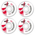 Hydroponic Horror Skateboard Wheels 4-Set (52mm|It)