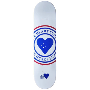 Heart Supply Insignia Skate Board (8.25"|White) Heart Supply Insignia Skate Board (8.25"|White)