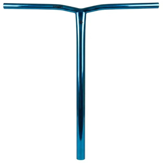 Union Uniq Bend Standard Handlebars 550mm Chrome Blue