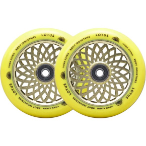 Root Lotus wheels 110x24mm Radiant Yellow 2pcs Root Lotus wheels 110x24mm Radiant Yellow 2pcs
