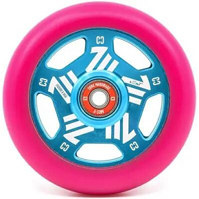 Core Vent Hollow 110mm wheel pink/turquoise Core Vent Hollow 110mm wheel pink/turquoise