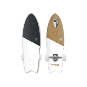 Longboard Street Surfing SHARK ATTACK 30” Koa White Longboard Street Surfing SHARK ATTACK 30” Koa White