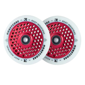 Root Honeycore White 110mm Scooter Wheels Set 2 (110mm | Red) Root Honeycore White 110mm Scooter Wheels Set 2 (110mm | Red)