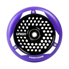 Union Honeycomb Pro Scooter Wheel 110mm Purple/Black Union Honeycomb Pro Scooter Wheel 110mm Purple/Black