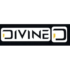 Divine Large White Stickers