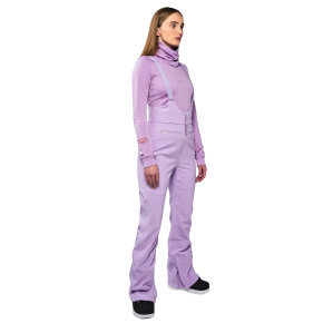 Whitespace High Waisted Bib Dámské Kalhoty Na Sníh (M|Lilac Purple) Whitespace High Waisted Bib Dámské Kalhoty Na Sníh (M|Lilac Purple)