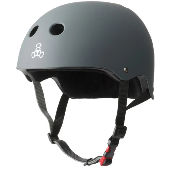 Triple Eight Certified Sweatsaver Helmet (L-XL|Carbon Rubber)