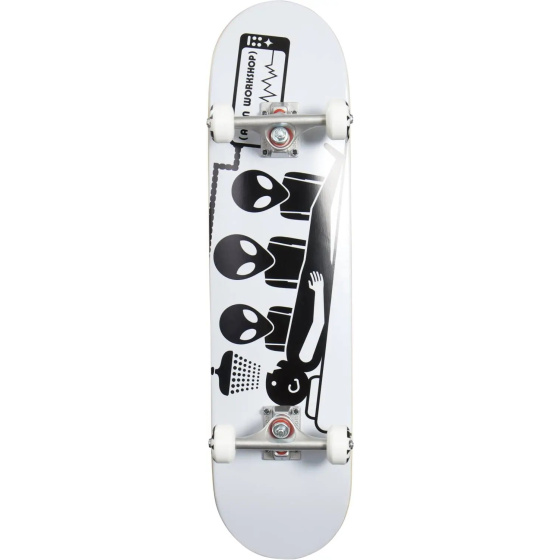 Alien Workshop Abduction Skateboard Set (7"|White)