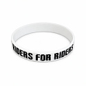 Scootshop.cz Riders for Riders White Bracelet