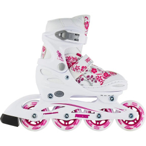 Roces Compy 8.0 Girls' Inline Skates (White/Violet|38-41) Roces Compy 8.0 Girls' Inline Skates (White/Violet|38-41)