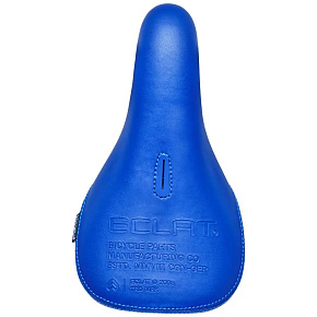 Eclat Bios Slim Pivotal BMX Saddle (Blue Leather) Eclat Bios Slim Pivotal BMX Saddle (Blue Leather)