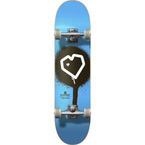 Blueprint Spray Heart V2 Skateboard Set (7"|Blue/Black/White) Blueprint Spray Heart V2 Skateboard Set (7"|Blue/Black/White)