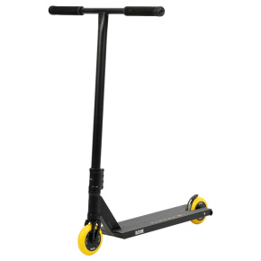UrbanArtt Bone Complete Scooter - Black/Yellow 6" x 23" UrbanArtt Bone Complete Scooter - Black/Yellow 6" x 23"