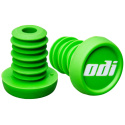 ODI Hucker Flangeless Grips (160mm|Black/Green)