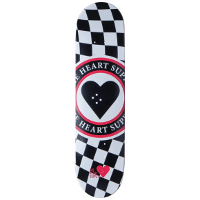 Heart Supply Insignia Check Skate Board (8"|Black) Heart Supply Insignia Check Skate Board (8"|Black)