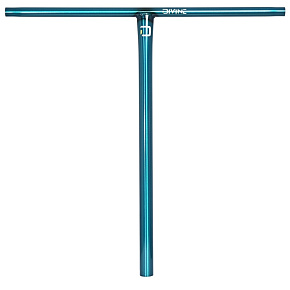 Divine T-bar handlebars standard 600x610 mm Polished Teal Divine T-bar handlebars standard 600x610 mm Polished Teal