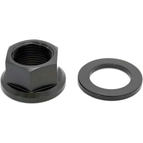 TLC Titanium BMX Axle Bolt With Spacer (14mm|Black) TLC Titanium BMX Axle Bolt With Spacer (14mm|Black)